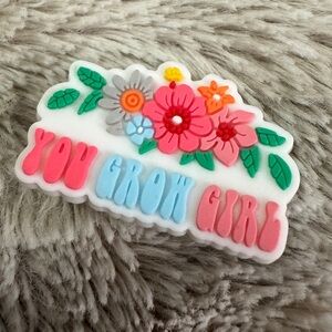 Your GROW Girl Shoe Charm 5/$20